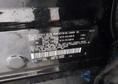 2024 Toyota Rav4 Hybrid Woodland Edition из США, поврежденный, VIN 2T3UWRFV5RW215549